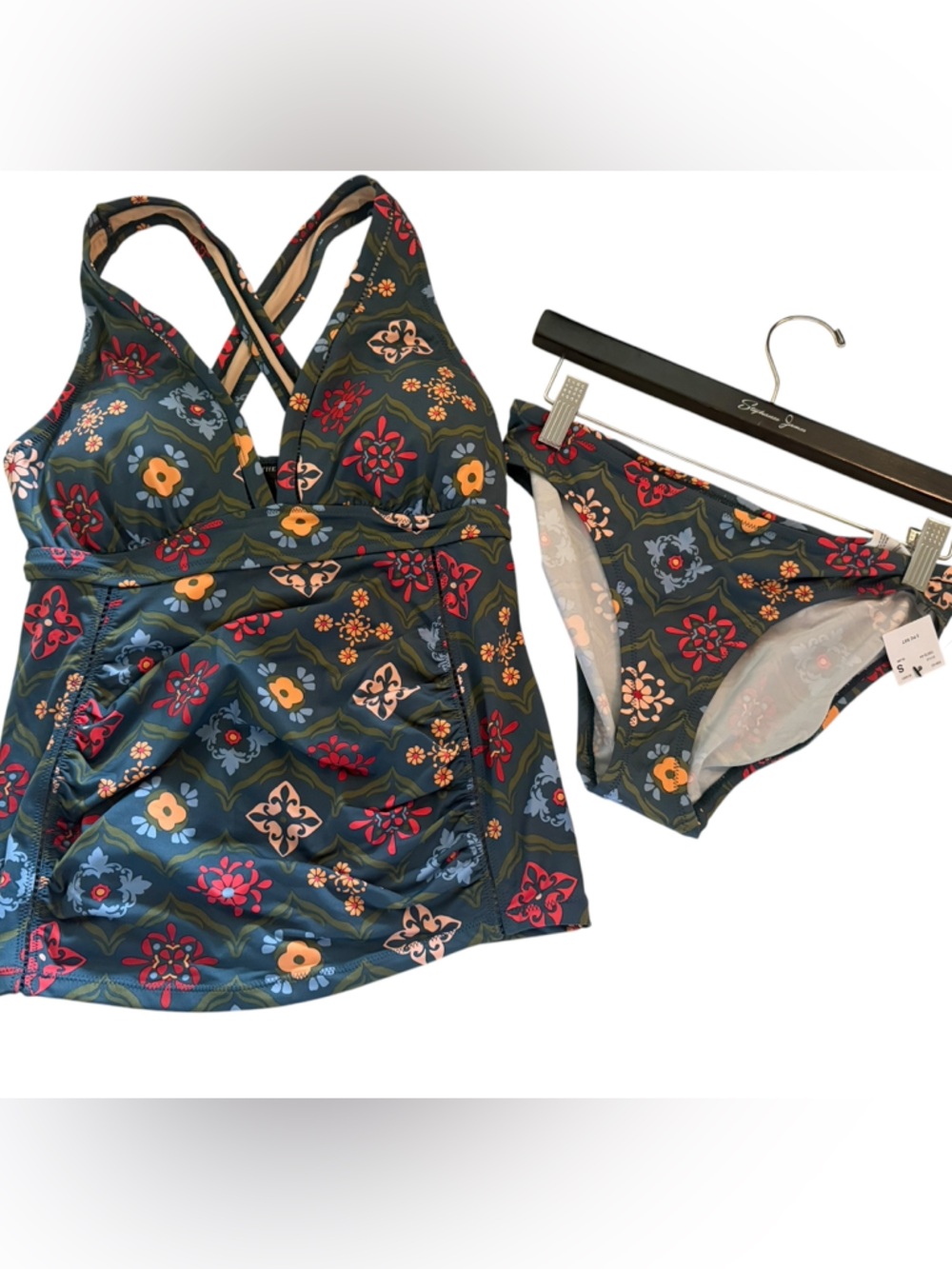Pea in a Pod Floral Printed Tankini Set